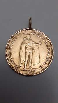 Moneda aur 10 korona 1906
