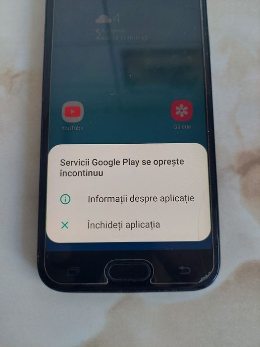 Vând Samsung Galaxy J3 2017 DUOS Negru [cu trei probleme] //poze reale