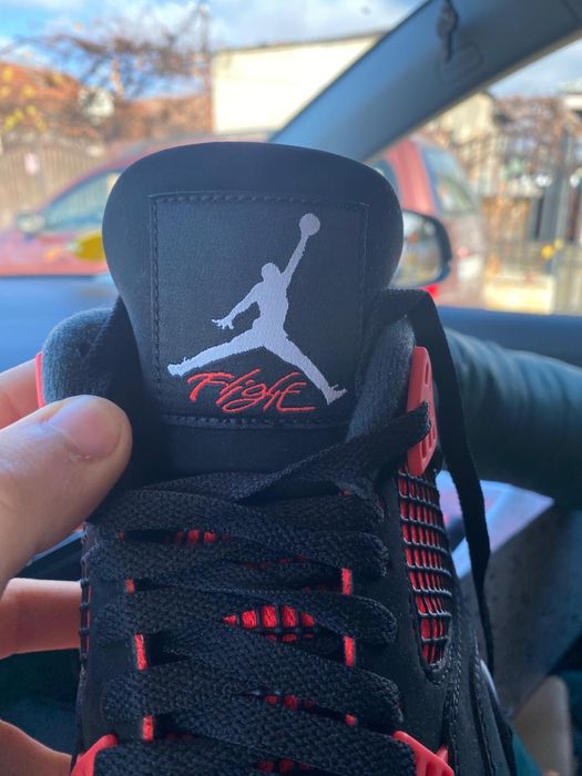 Vand jordan 4 Red Thunder
