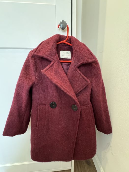 Стильное пальто для девочки, рост 122