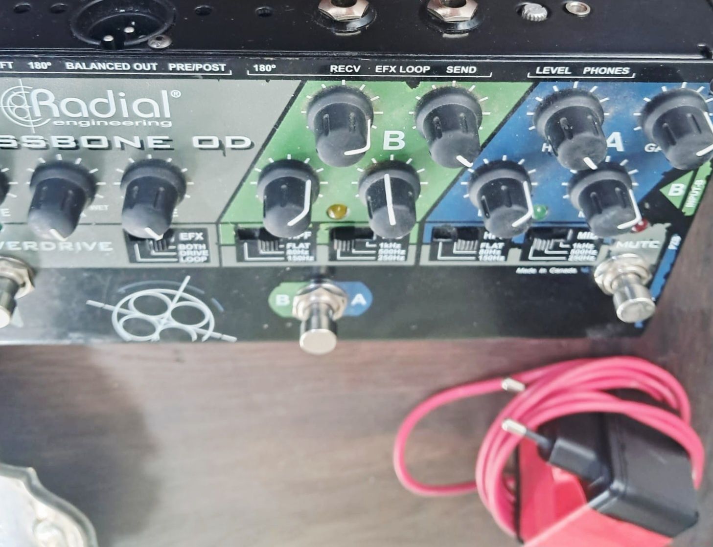 Preamp/DI Radial Bassbone OD chitara bass