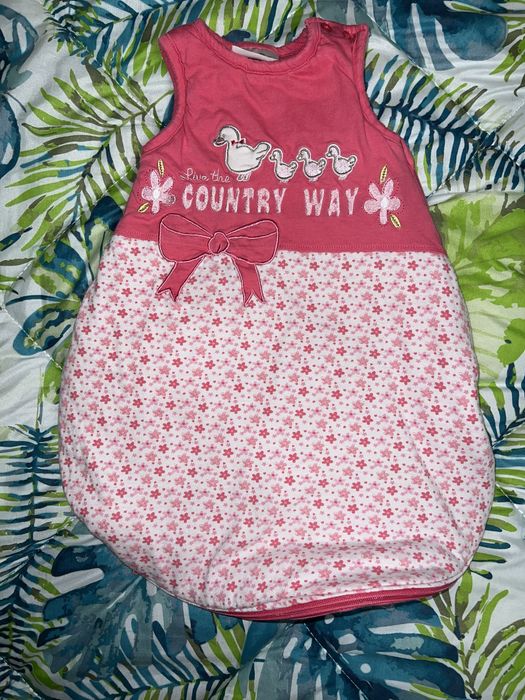 Sac dormit roz bebe
