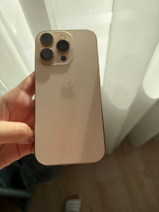 Telefon mobil Apple iPhone 16 Pro, 512GB, 5G, Desert Titanium