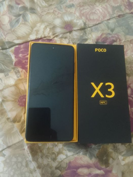Poco x3 64+6 tali karopka bor steklo almashkan boshqa aybi yoq