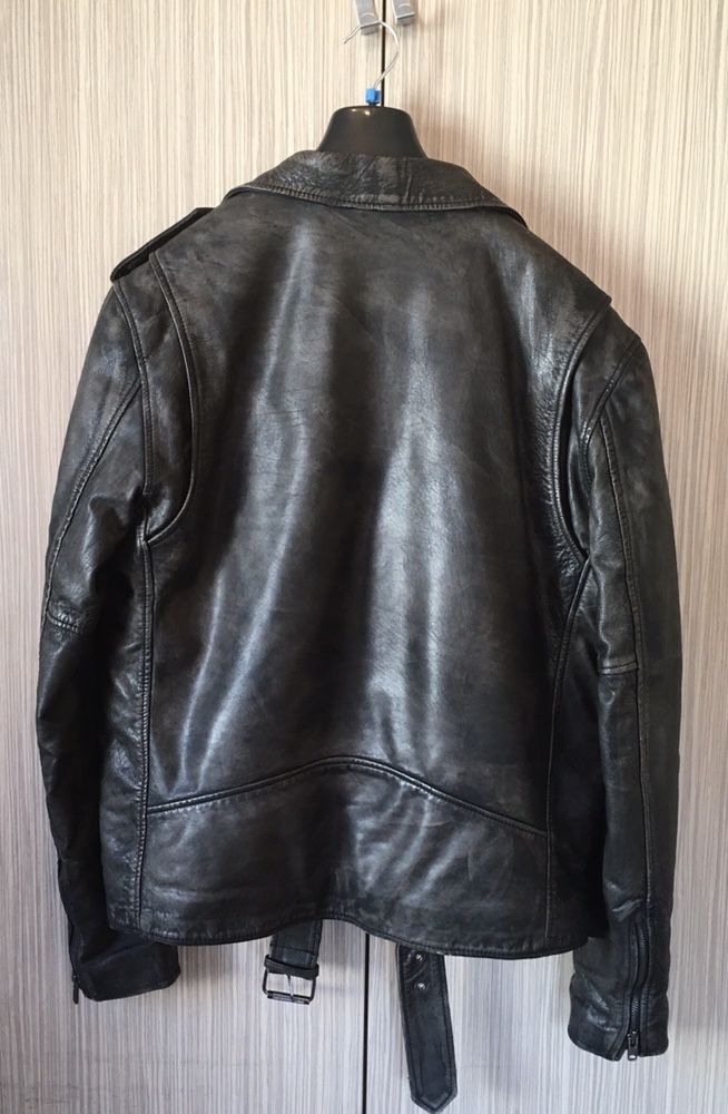 SUPERDRY biker jacket, рокерия, кожено яке