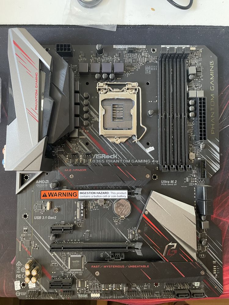 Продам Комплект B365 i5 9400F 16gb ddr4 2666hz Башня ID Cooling
