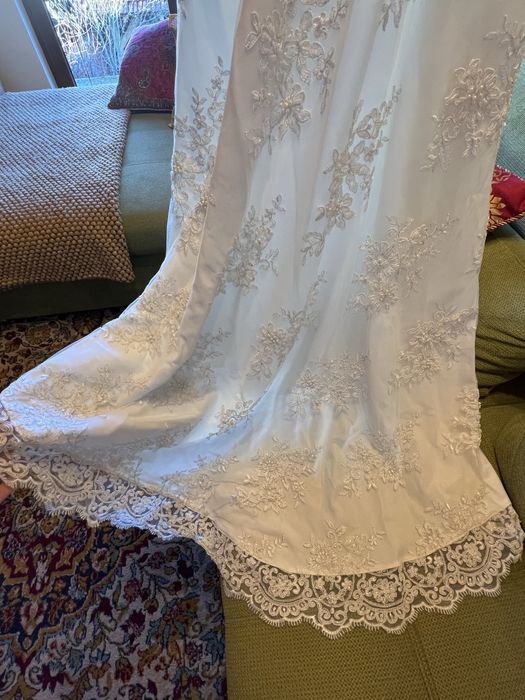 Rochie mireasa nepurtata marimea M