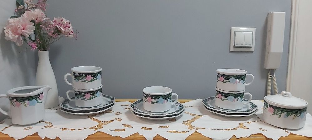 Чайный Сервиз Fine China на 5 Персон