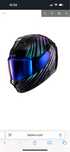 Каска Shark Ridill 2 asya black blue purple