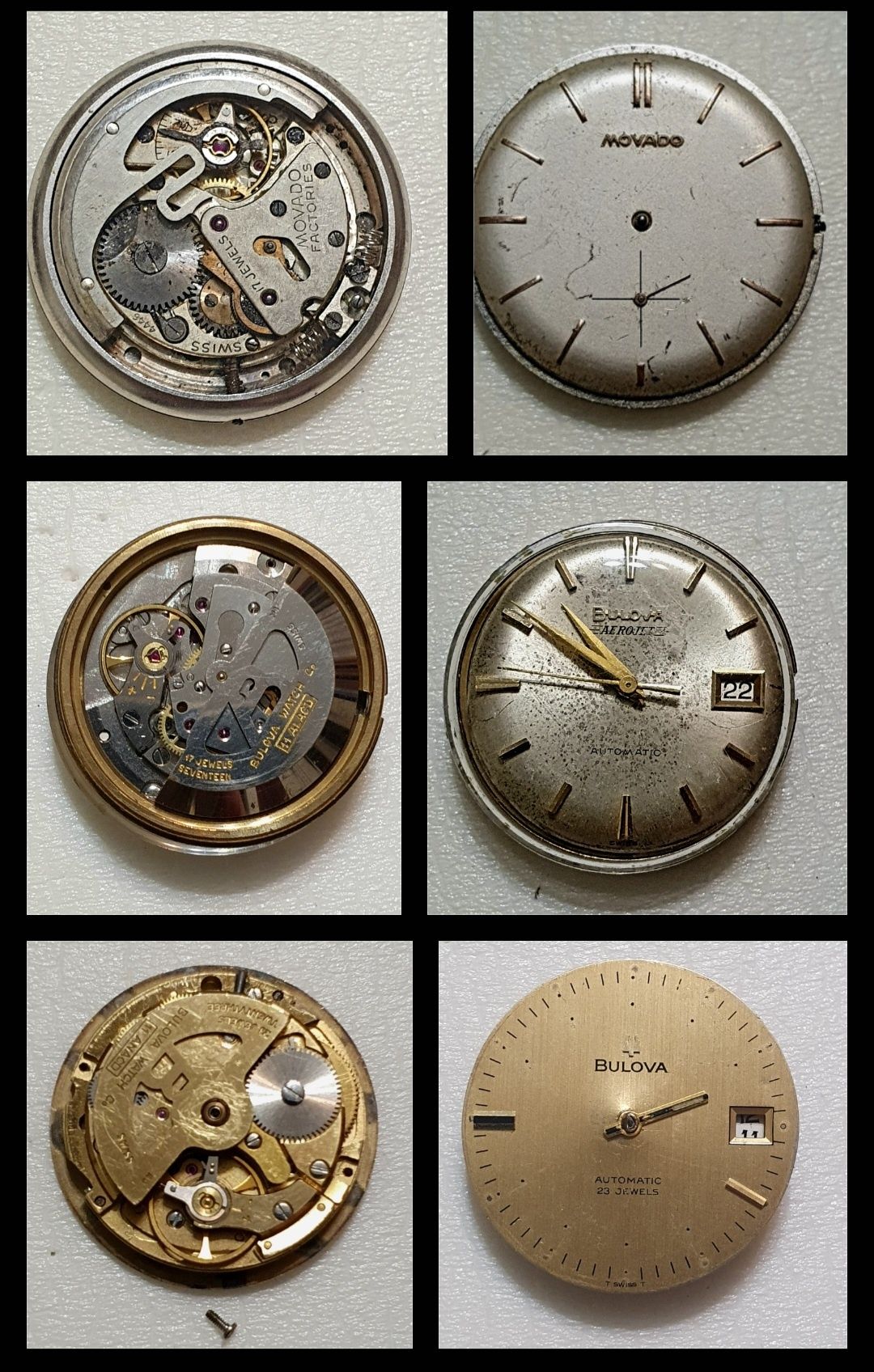 Mecanism ceas Bulova , Movado