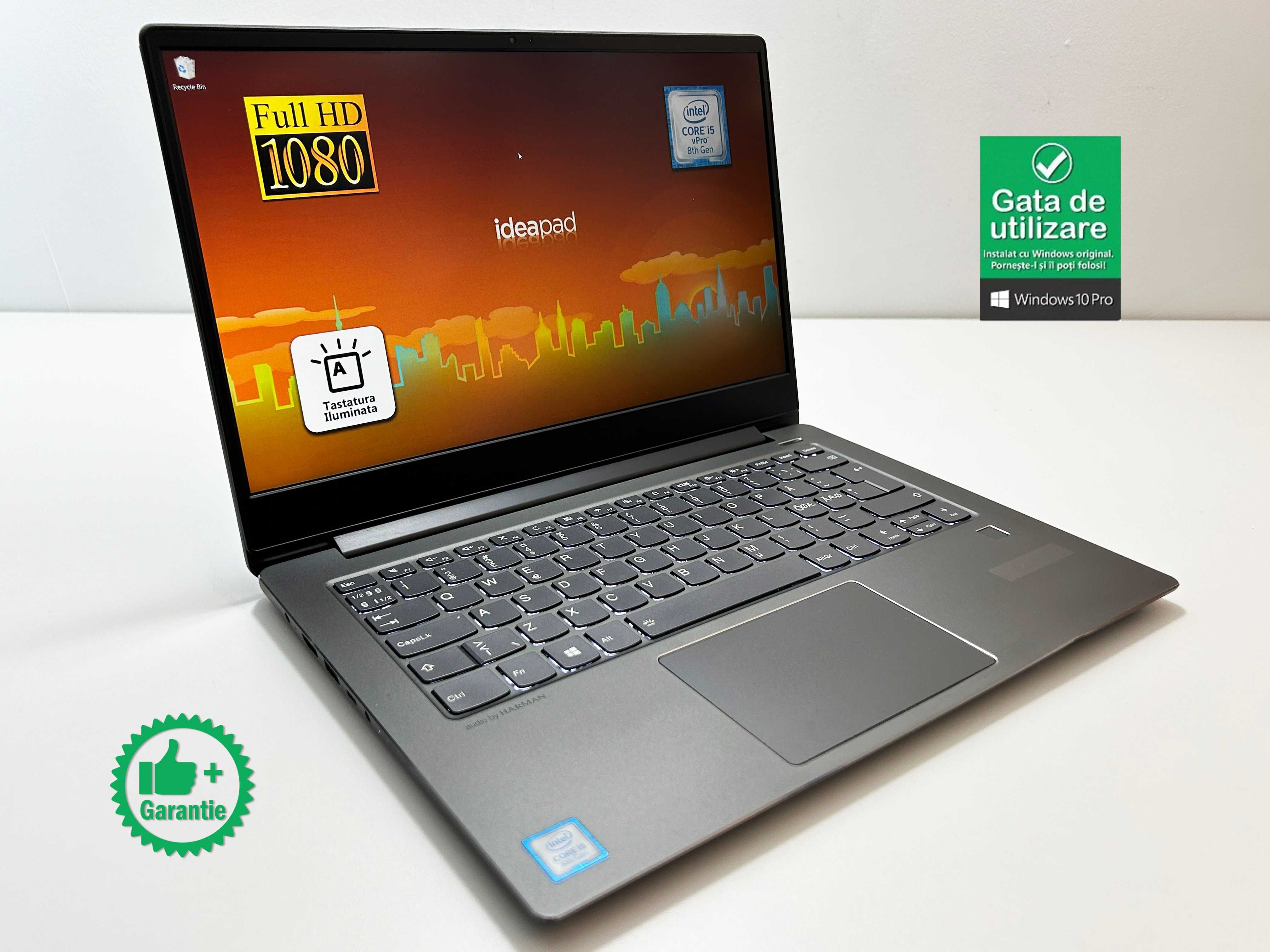 Laptop Lenovo IdeaPad i5-8th 256GB SSD ultraslim metalic HarmanKardon