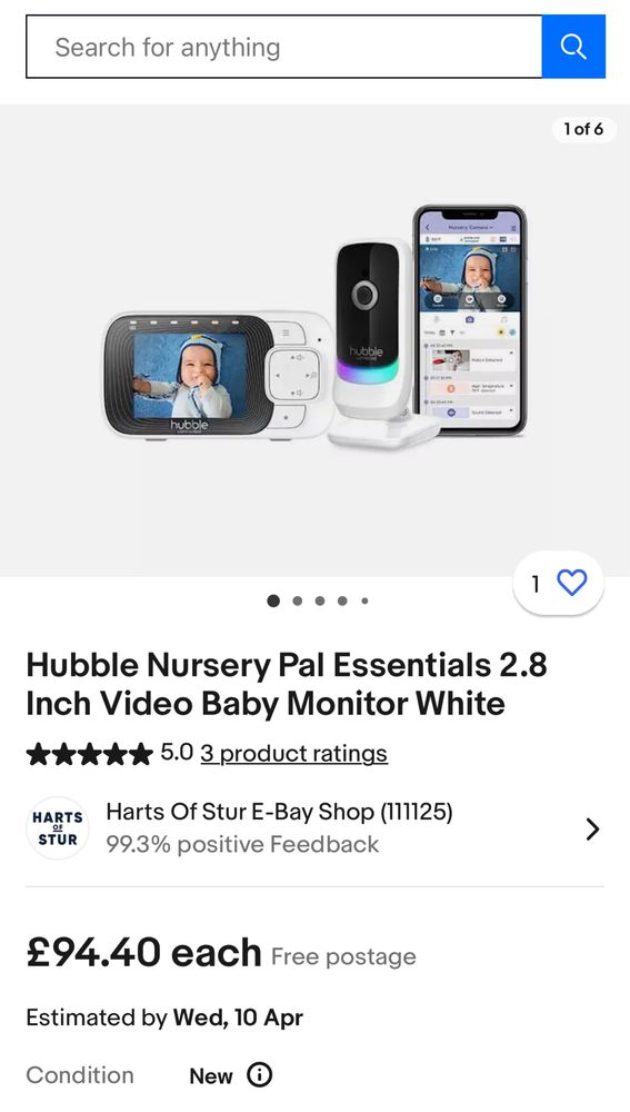 Vand Baby Monitor Hubble Nursery