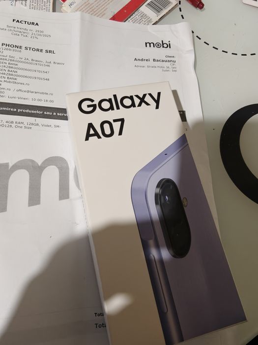 Samsung A07 sigilat garanție 24 lunii