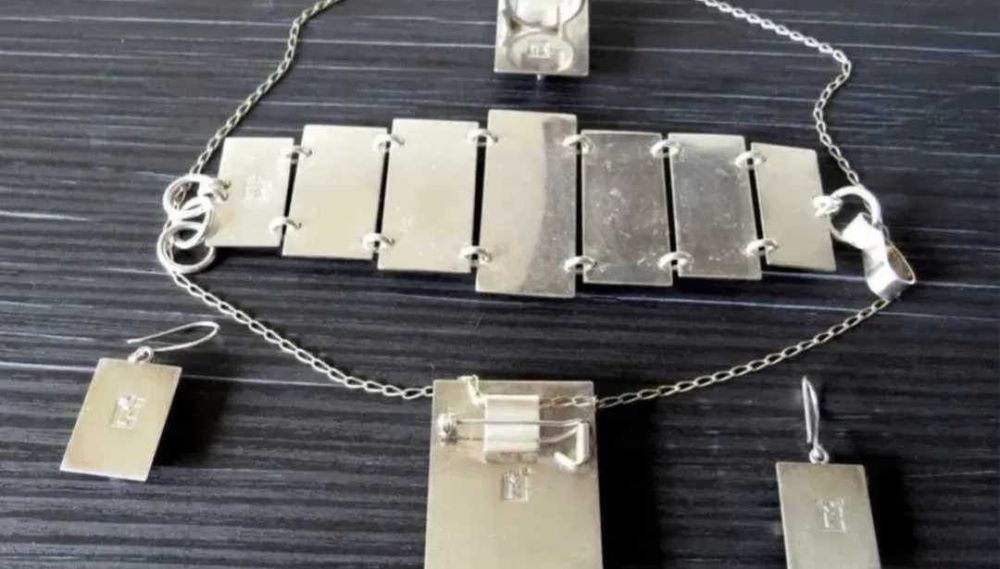 Set designer chihlimbar si argint masiv unicat !