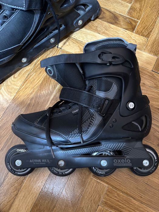 Role Barbati Marimea 45 Oxelo Active FiT.3 Patine cu Rotile Decathlon