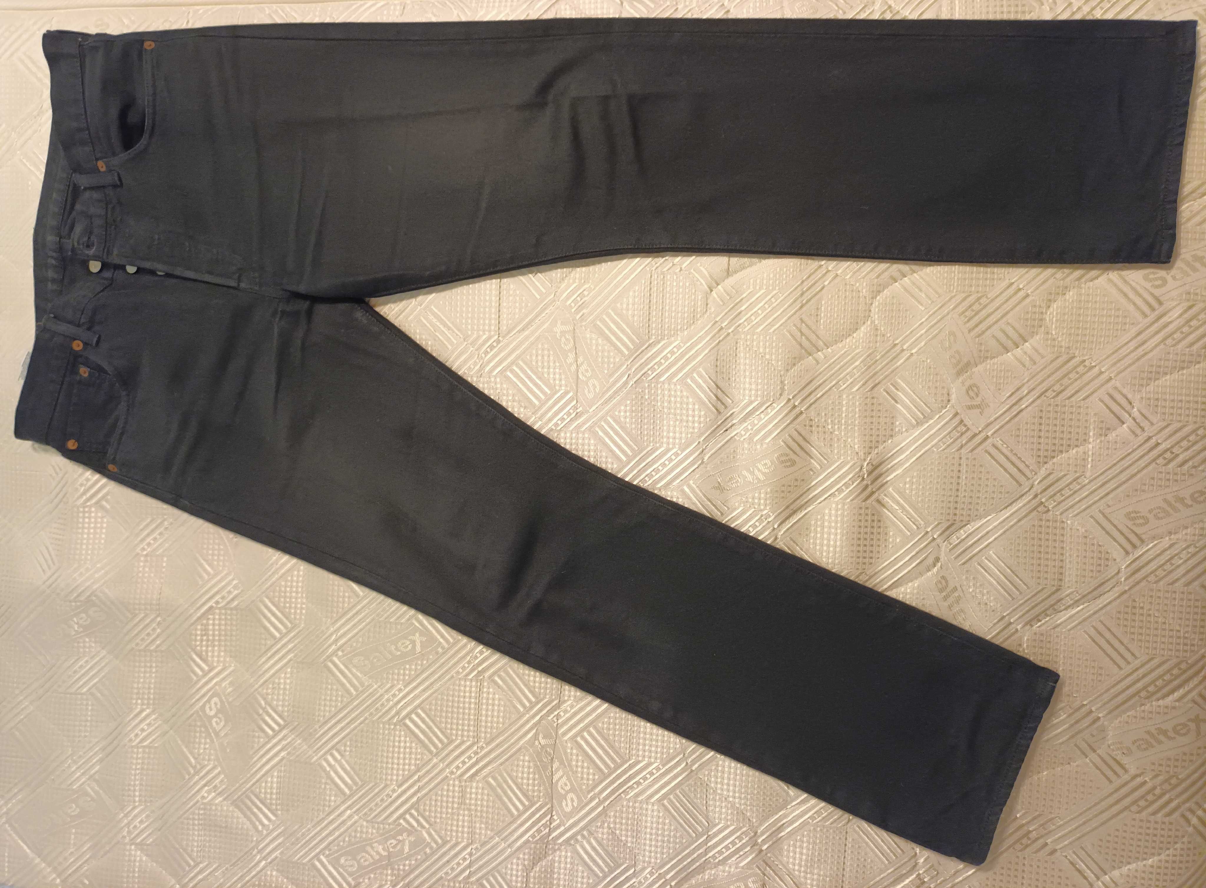 Jeans blugi originali autentici barbati negru Levi's 501 32x32