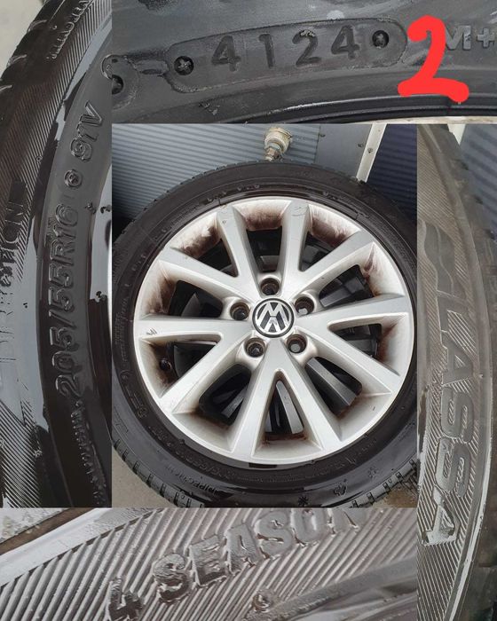 Roti aliaj VW SEAT AUDI SKODA FORD OPEL 205 60 16 215 65 17 5x112