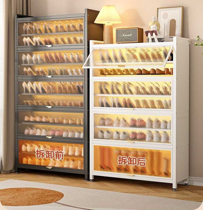 нержавеющие шкафы для дома/ металлическая обувница/ шкафы с дверями