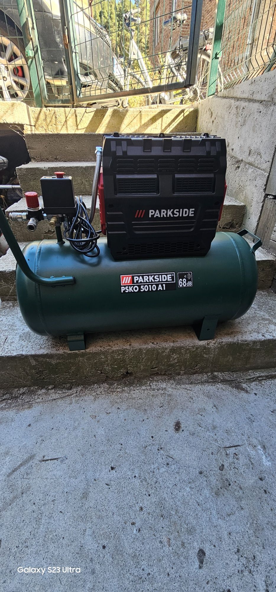 Parkside компресор 50л