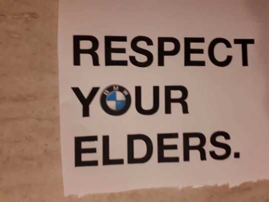 Respect your Elders Sticker БМВ Стикер BMW Sticker Е36 Е30 Е21 Е12 Е34