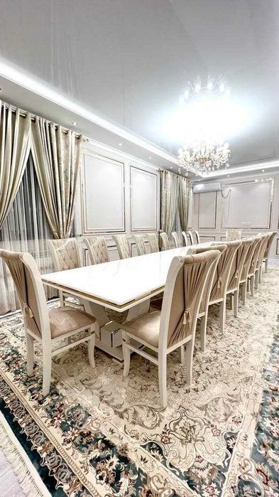 Акция! Стол Раздвижной Үстел Орындық Стулья Стул С Мягкой Спинкой