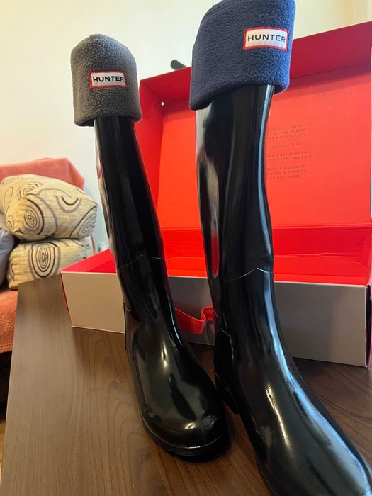 Cizme Hunter originale marimea 39 plus ciorapi cadou
