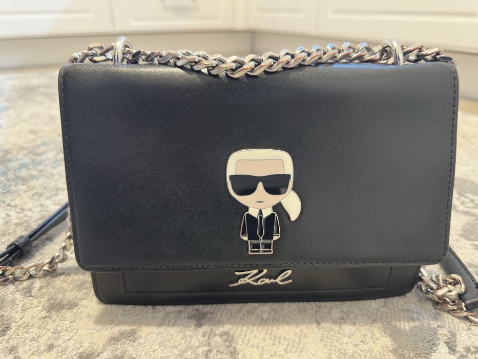 Geanta piele Karl Lagerfeld