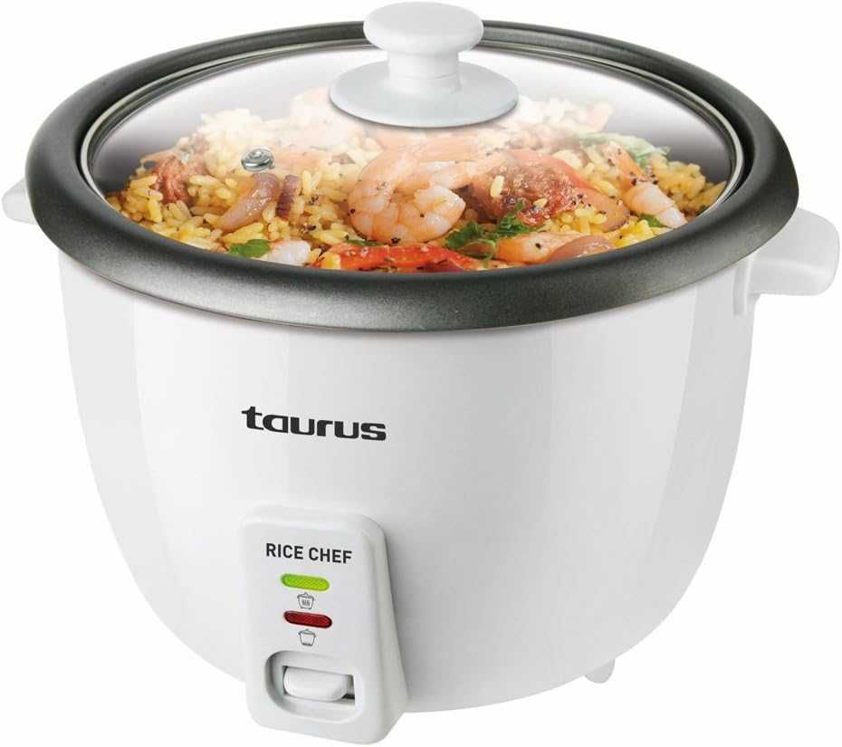 Уред за приготвяне на ориз Taurus Rice, 700W, Готвене на пара, 1.8 л