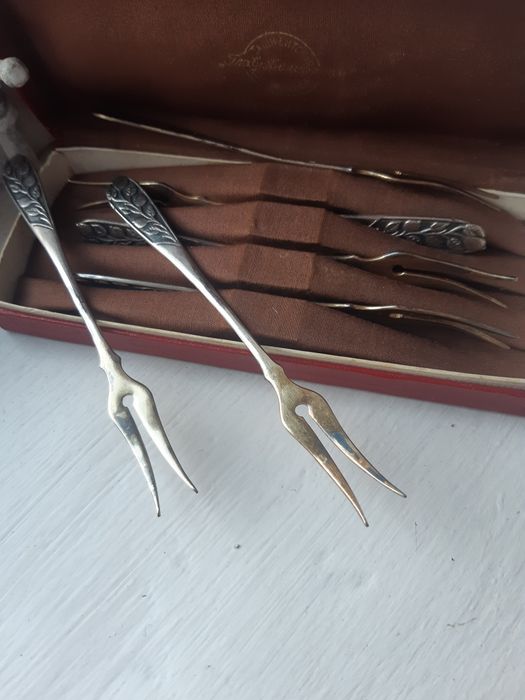 Коллекция вилок серебро