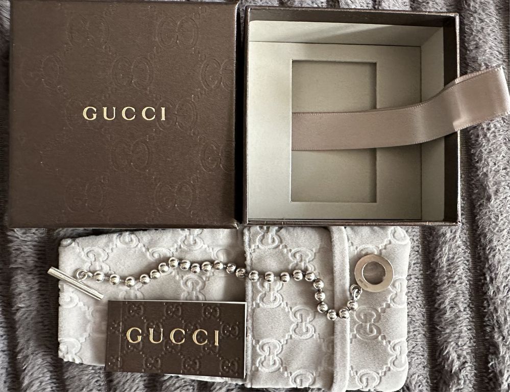 Gucci silver bracelet