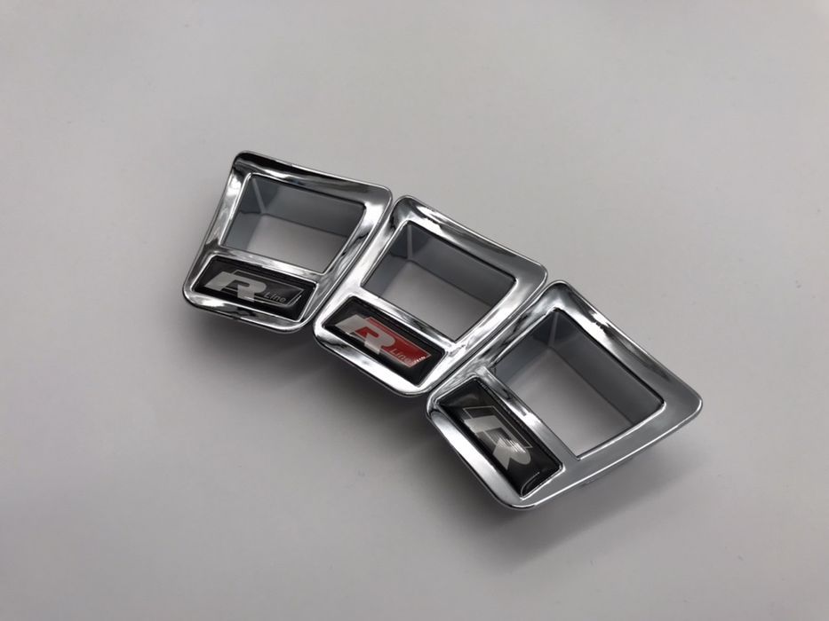 Emblema VW R-line volan rosu