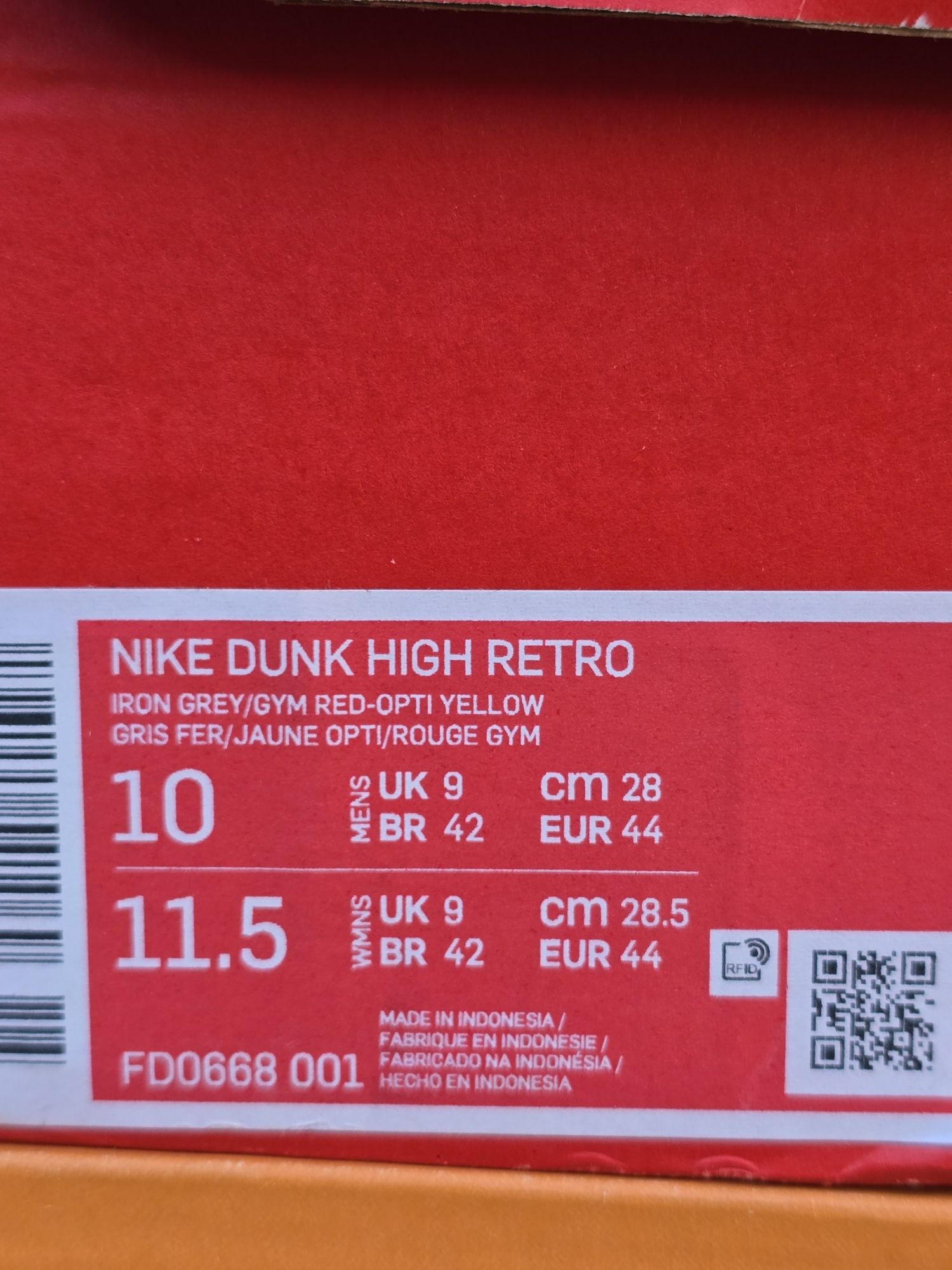 Nike Dunk high Original
