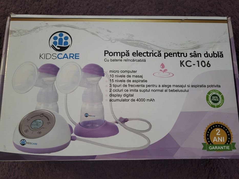 Pompa electrica pentru san dubla