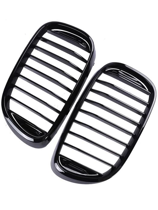 Set grile grila duble simple negru lucios M Bmw Seria 7 G11 G12 camera