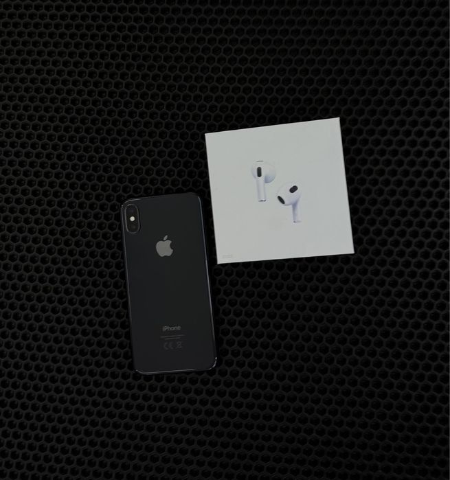 iPhone X 64gb+AirPods{Абая 68,смартфон,телефон}