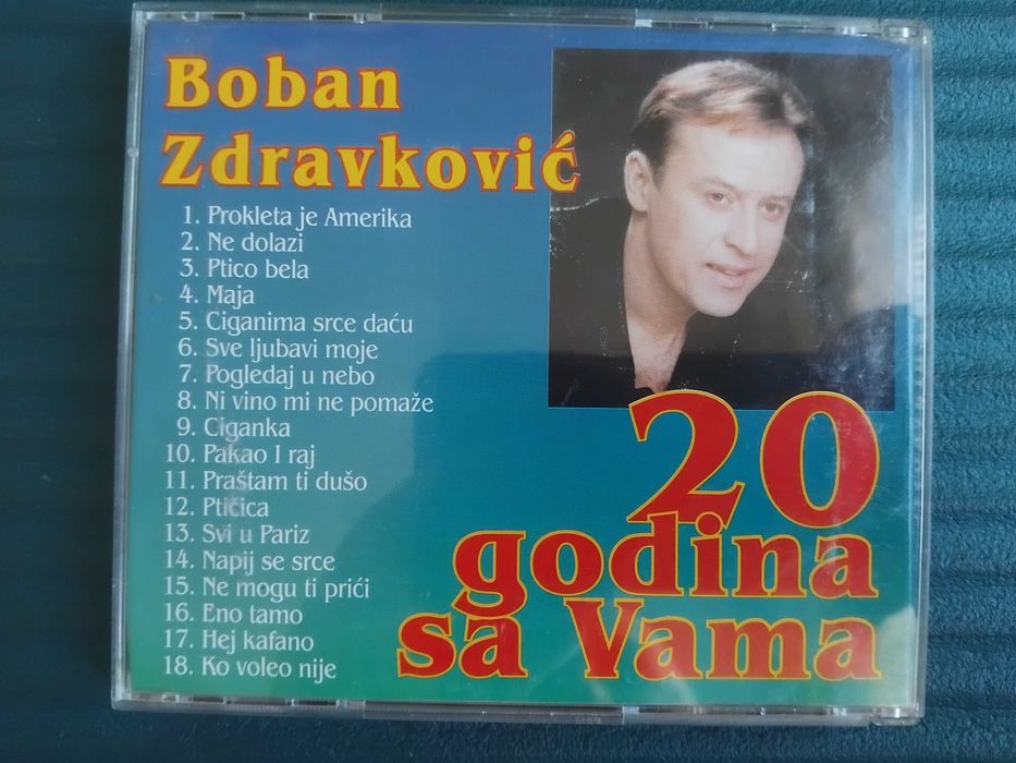 Бобан Здравкович - музикален диск поп-фолк / сръбска музика с автограф