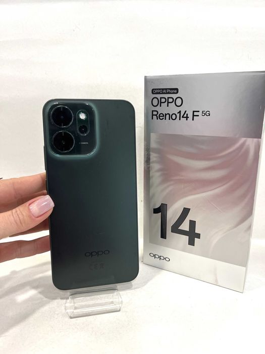 Oppo Reno 14F 5G, 256GB/8GB RAM, Luminous Green!