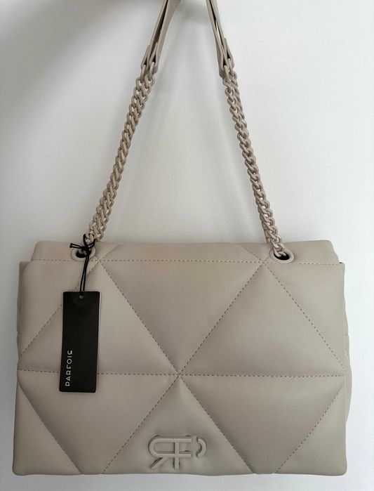 Parfois Geanta De Mana Ecru / Crossbody Bag Light Beige