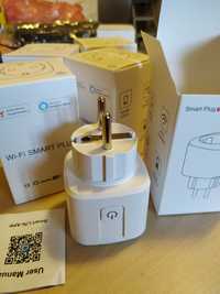 Priza Smart WiFi,  20A, 4400W, Monitor curent, Tuya, Alexa
