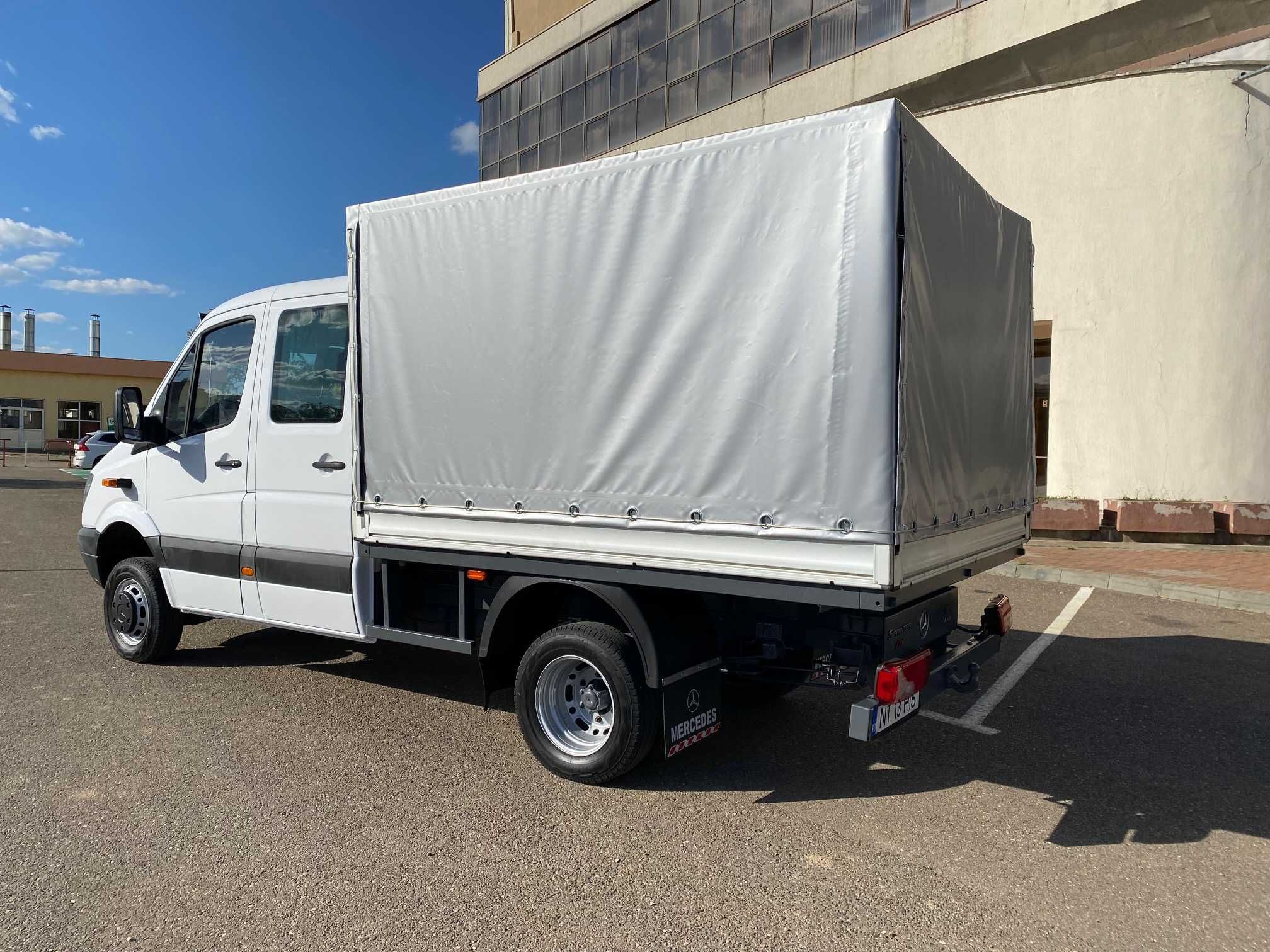 Mercedes Sprinter 4x4/ DOKA 518 CDI/ 5 Tone/ Permis cat B/Punte dubla