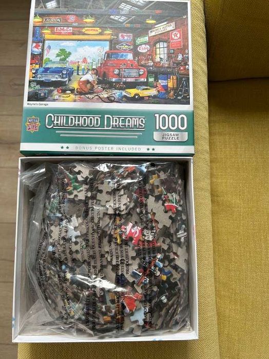 Пъзел 1000 части Childhood Dreams Wayne's Garage