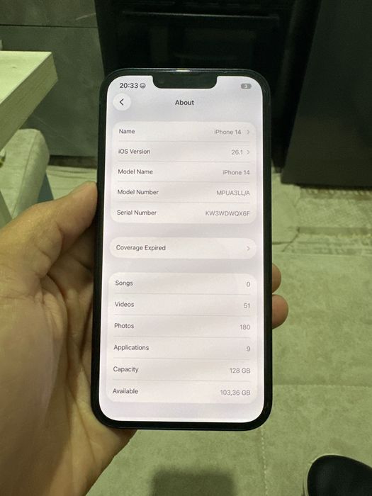 Iphone 14 LLA 128 GB