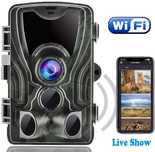 Camera de vanatoare WIFI, TSS-801B-W, Foto 20MP, cu Ecran 2.4'', 5MP