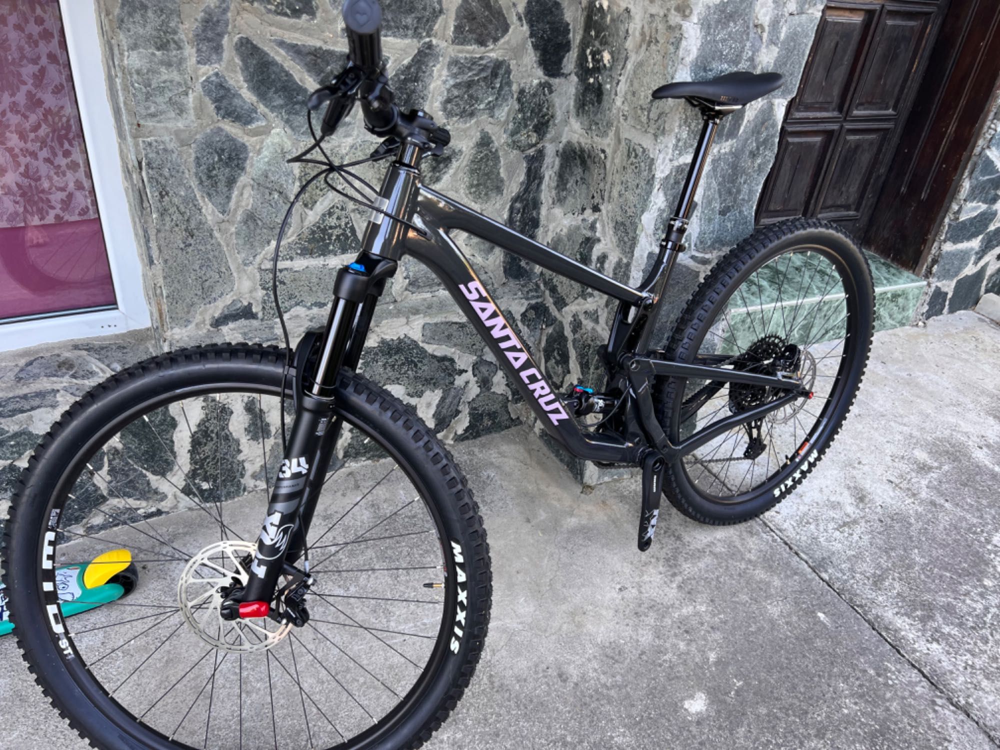 santa cruz tallboy 4 al r mountain bike 2021 - black