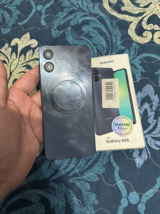 Samsung Galaxy A06 8/128GB Black 2025 Karobka Holati Yaxshi хороший