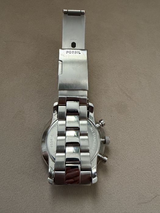Ceas fossil cronograf barbati albastru 44mm