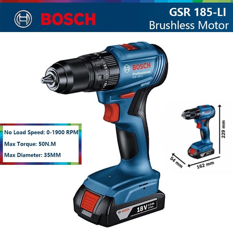 Шуруповерт Bosch GSR 185 LI Professional