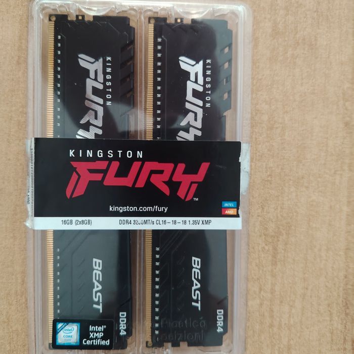 DDR4 16GB 3200mt/s Kingston fury