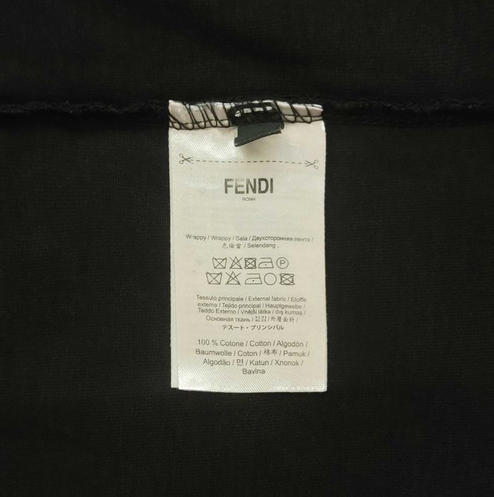 Tricou Fendi Bear Regular - Black Edition