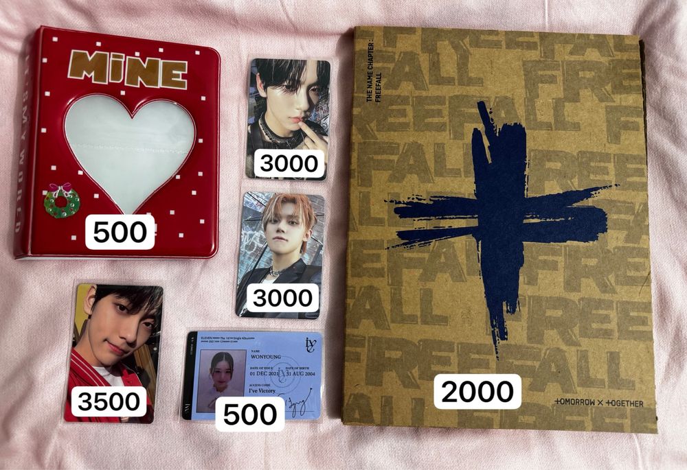 Кпоп тхт txt альбомы карты